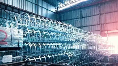 Almacén de escaleras de gato listas para exportación